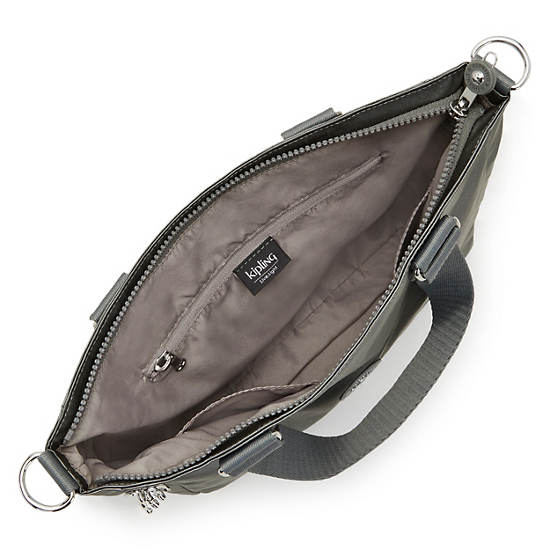 Sacs Fourre Tout Kipling Venla Metallic Grise | FR 1741NW